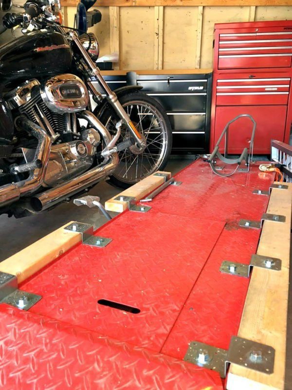 How To DIY Motorcycle Table Lift Side Extensions YouMotorcycle