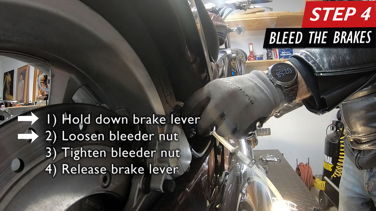 how to bleed the brakes on a honda fury YouMotorcycle